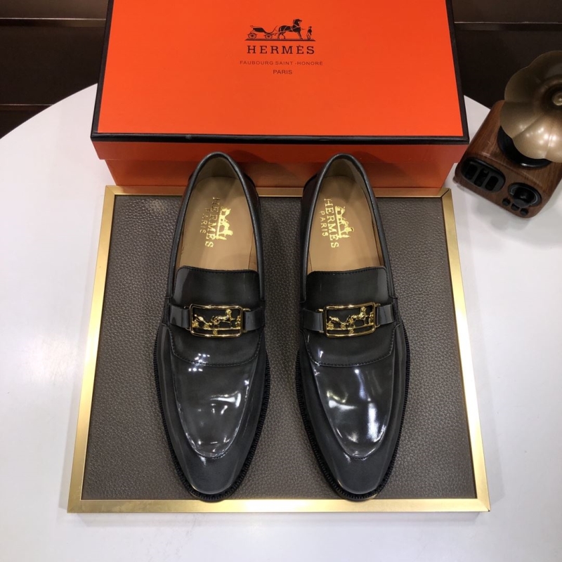 H**mes leather shoes